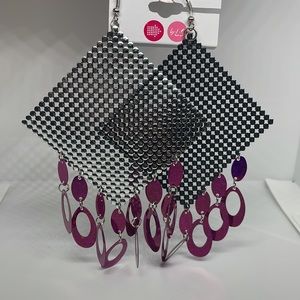 Flashy earrings , great for a girls night out